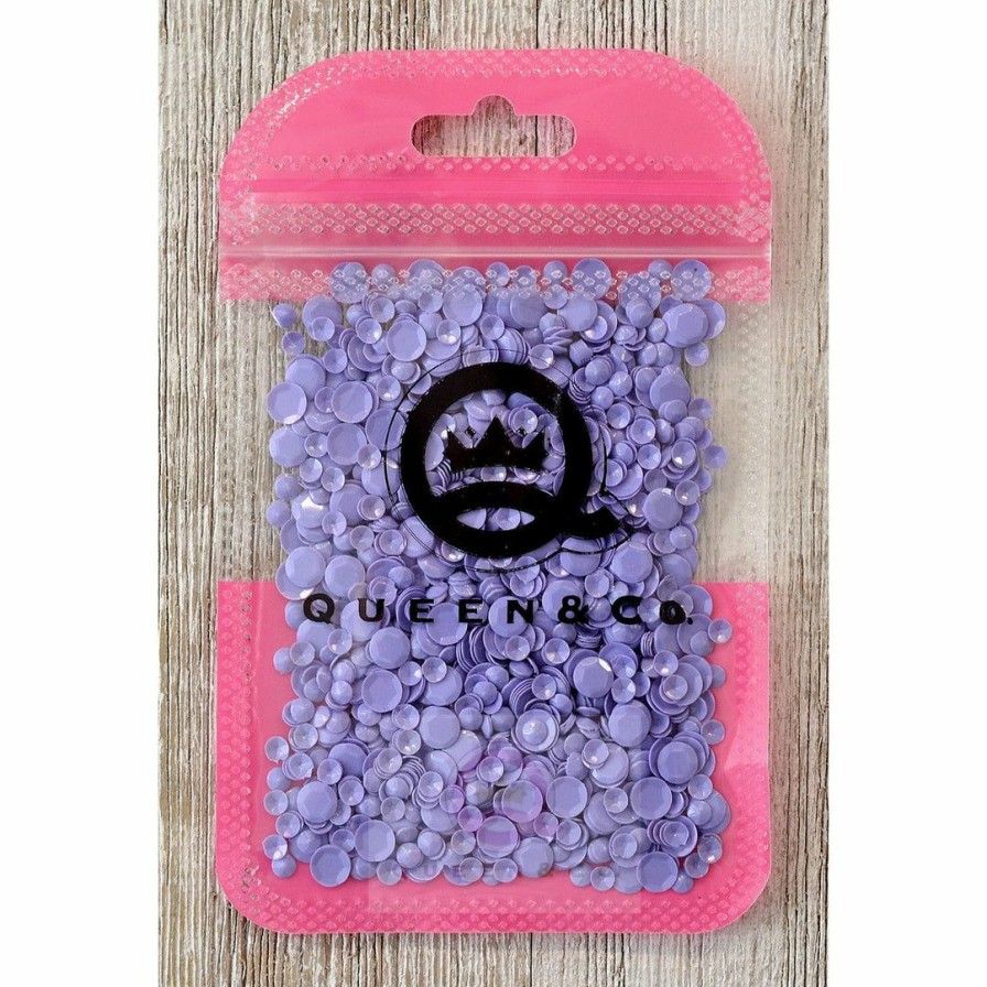 Embellishments Queen & Co | Queen & Co Sequins Purple