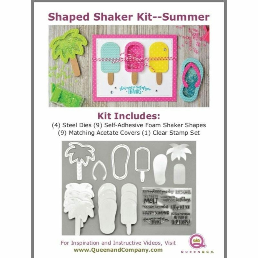 Shaker Queen & Co | Queen & Co Sunny Days Shaped Shaker Set Shaped Shaker Kits