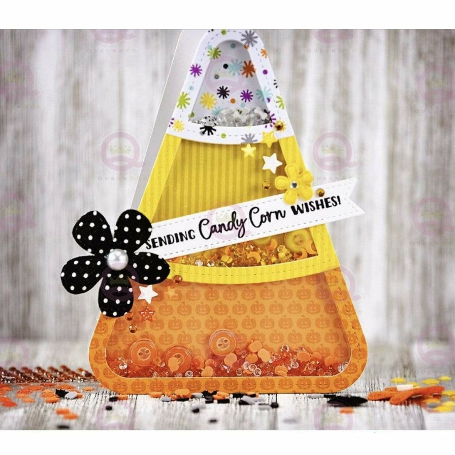 Shaker Queen & Co | Queen & Co Shaped Shaker Kits Candy Corn Shaped Shaker