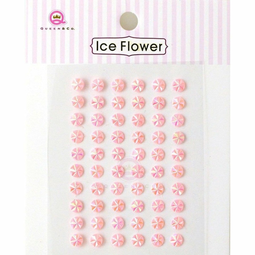 Embellishments Queen & Co | Queen & Co Ice Flower Pink