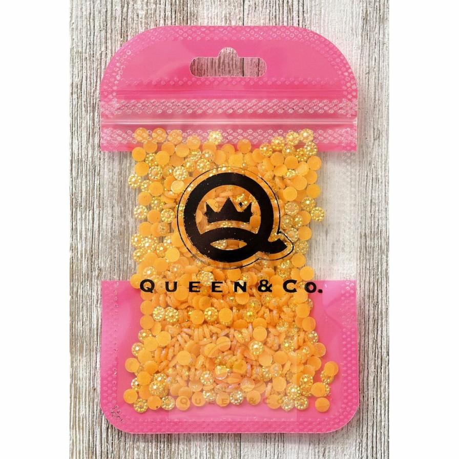 Embellishments Queen & Co | Queen & Co Posies Yellow Toppings