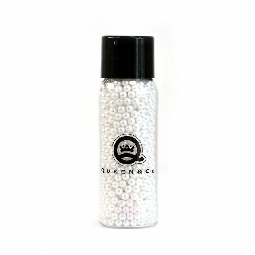 Embellishments Queen & Co | Queen & Co Toppings Refill Pearls White