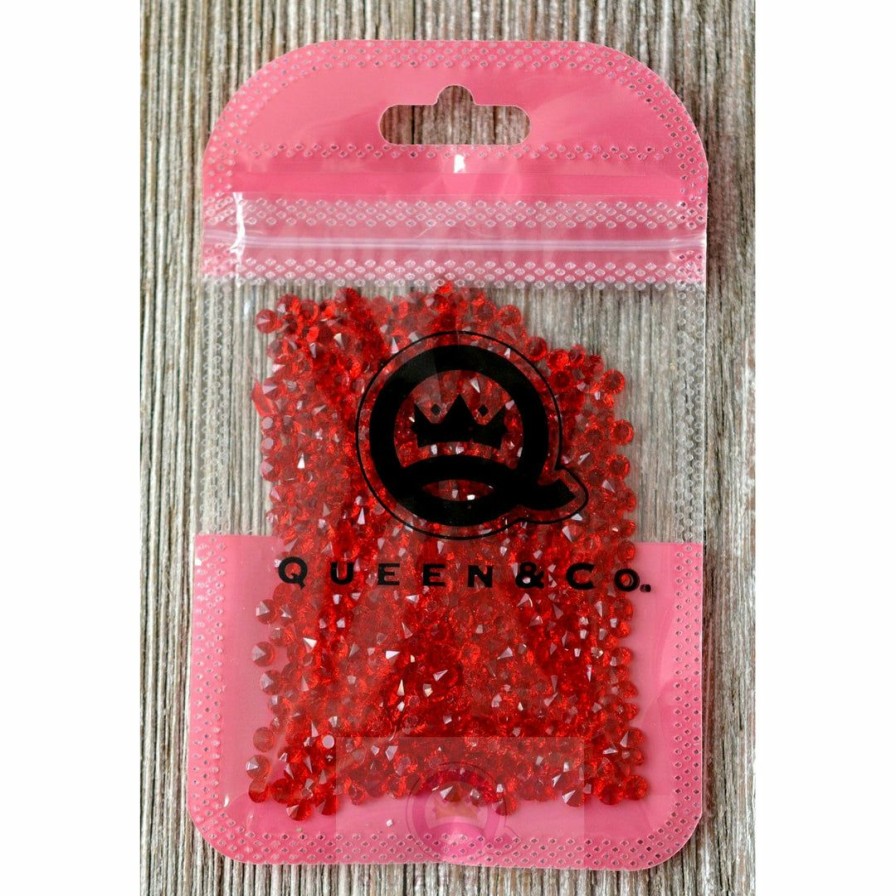 Embellishments Queen & Co | Queen & Co Diamonds Red