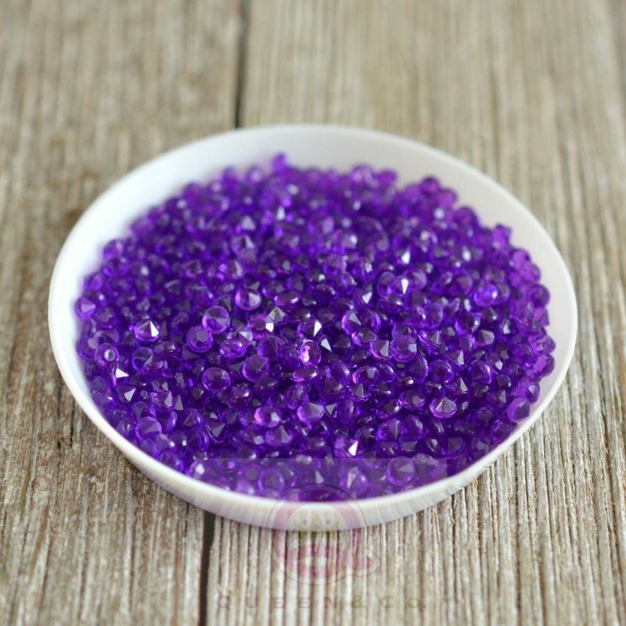 Embellishments Queen & Co | Queen & Co Toppings Diamonds Purple