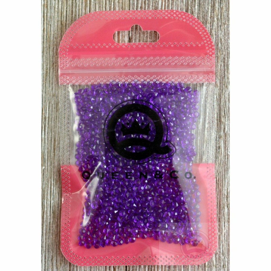 Embellishments Queen & Co | Queen & Co Toppings Diamonds Purple