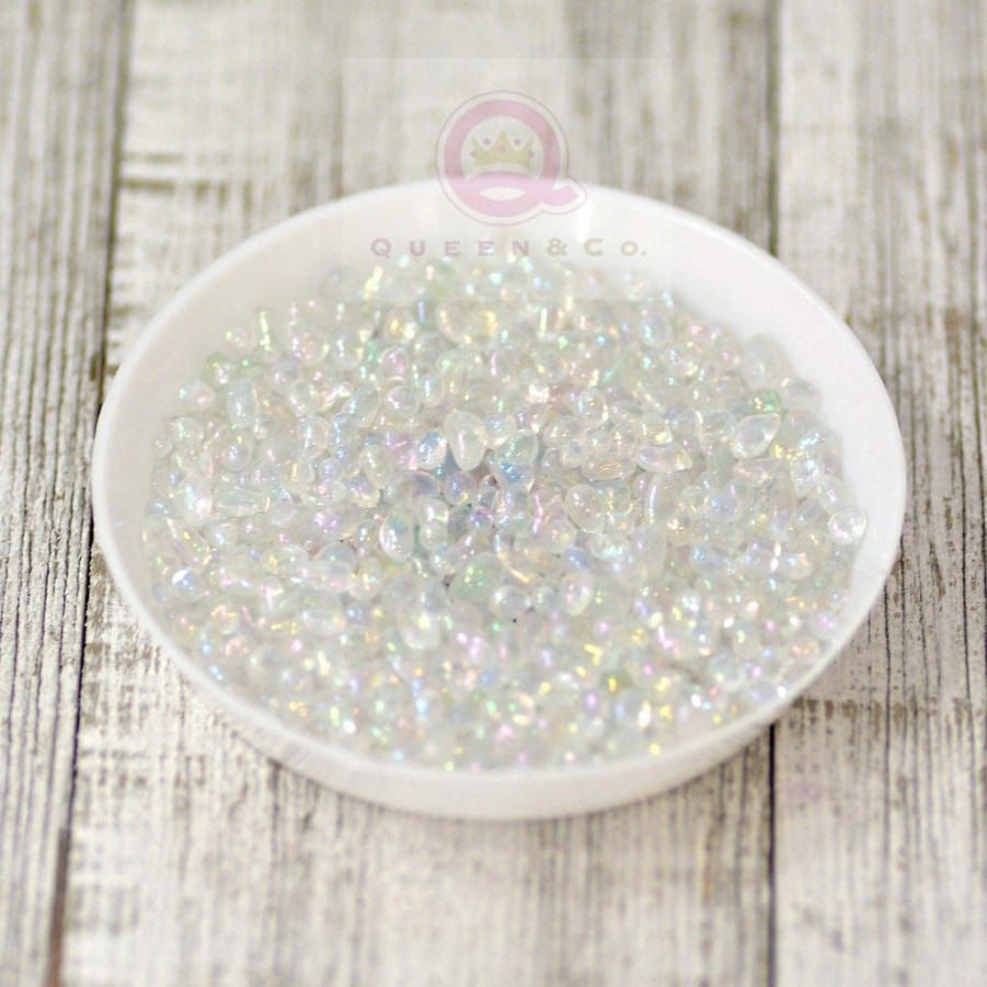 Embellishments Queen & Co | Queen & Co Toppings Sea Glass Iridescent