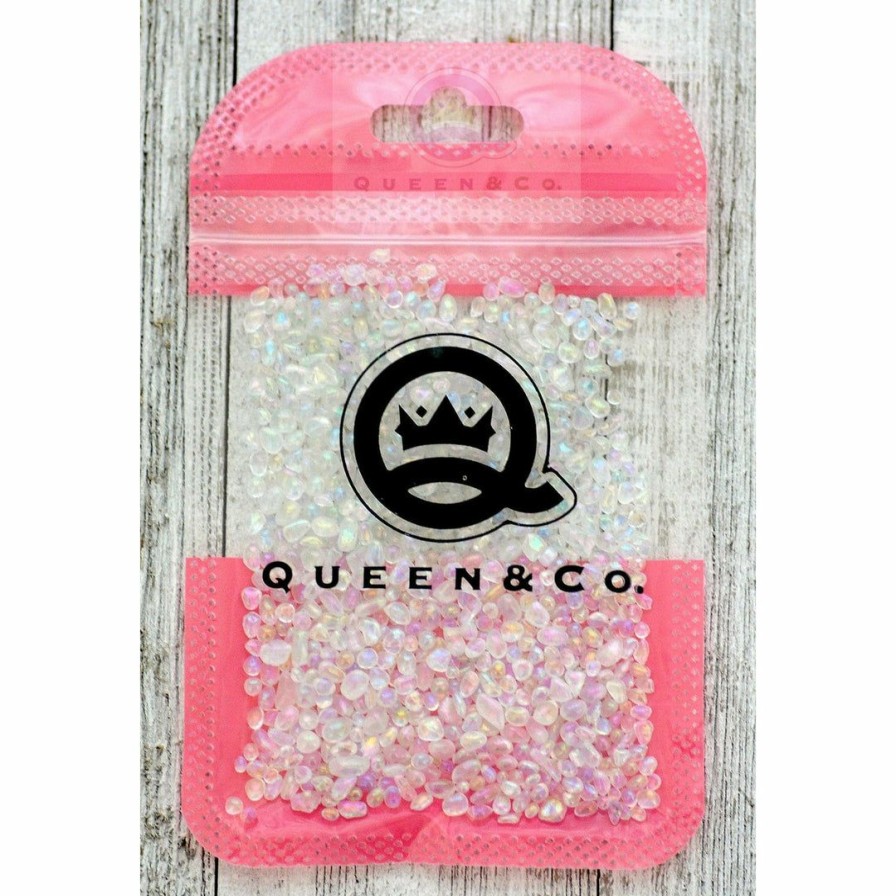 Embellishments Queen & Co | Queen & Co Toppings Sea Glass Iridescent