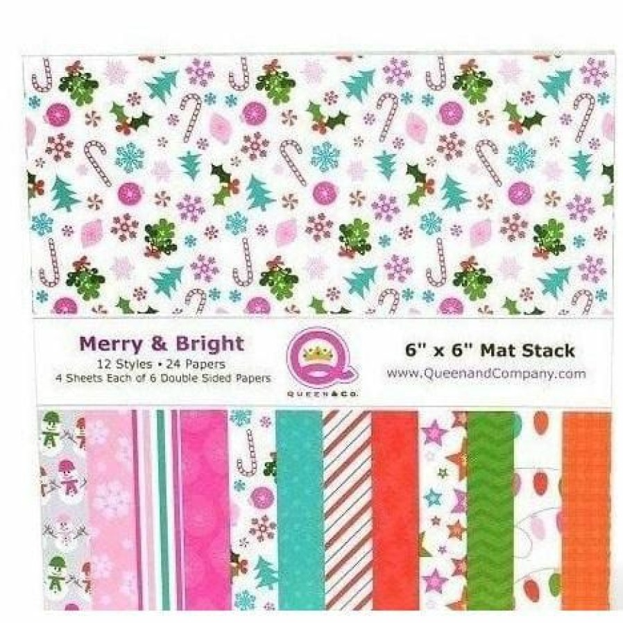 Embellishments Queen & Co | Queen & Co Paper Pads Merry & Bright Paper Pad