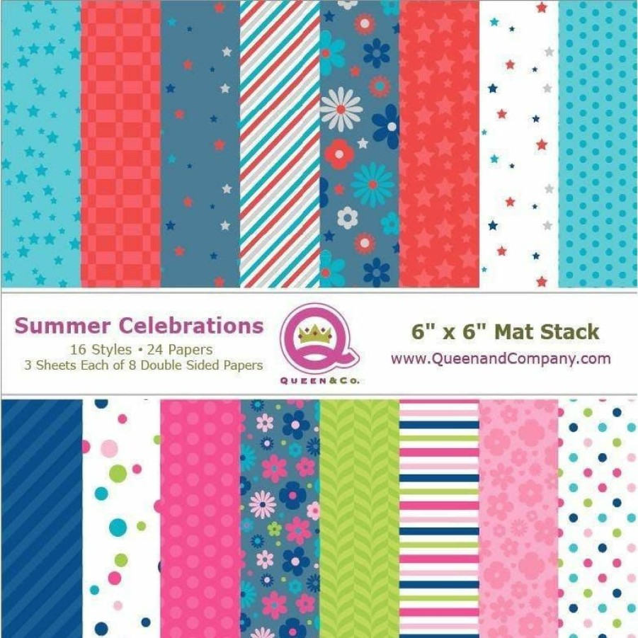 Embellishments Queen & Co | Queen & Co Summer Celebrations Paper Pad