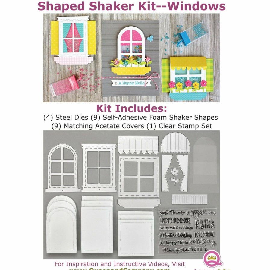 Shaker Queen & Co | Queen & Co Shaped Shaker Kits Window Shaped Shaker Set