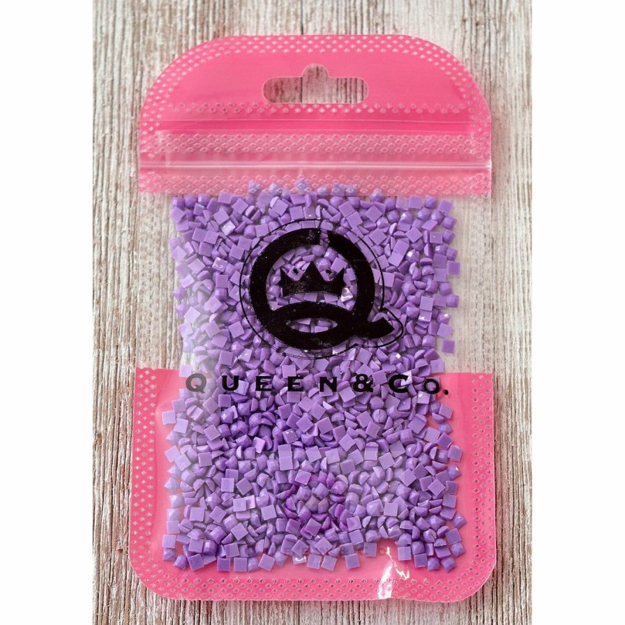 Embellishments Queen & Co | Queen & Co Princess Square Purple Toppings