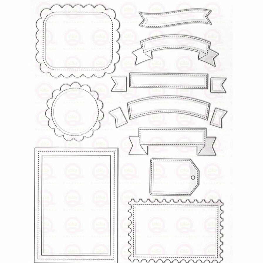Dies Queen & Co | Queen & Co Foundation & Border Foundations Die Set 7