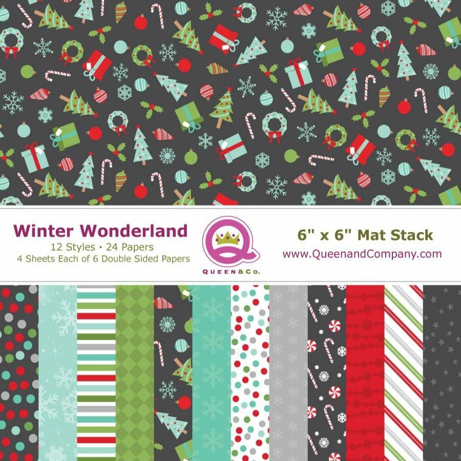 Embellishments Queen & Co | Queen & Co Paper Pads Winter Wonderland Paper Pad