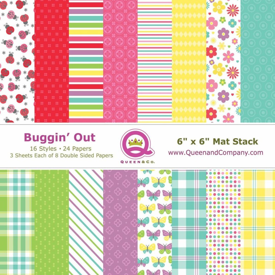 Embellishments Queen & Co | Queen & Co Buggin Out Paper Pad Paper Pads