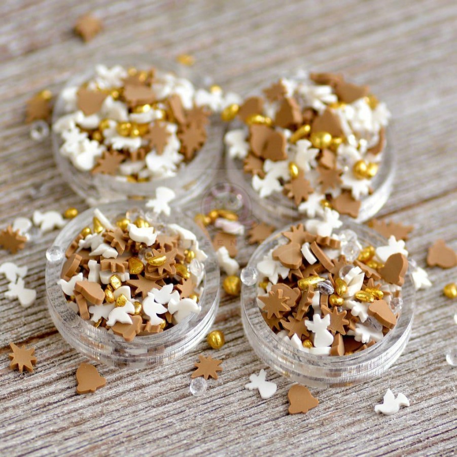 Embellishments Queen & Co | Queen & Co Fusion Peace On Earth Toppings