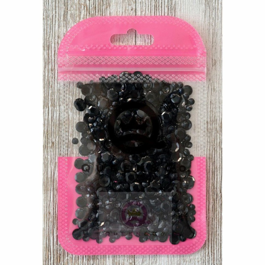 Embellishments Queen & Co | Queen & Co Sequins Black Toppings