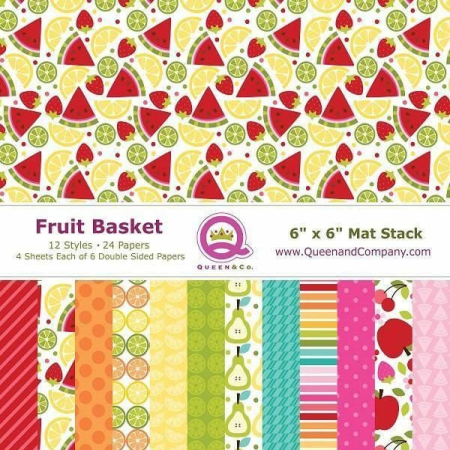 Embellishments Queen & Co | Queen & Co Fruit Basket Paper Pad