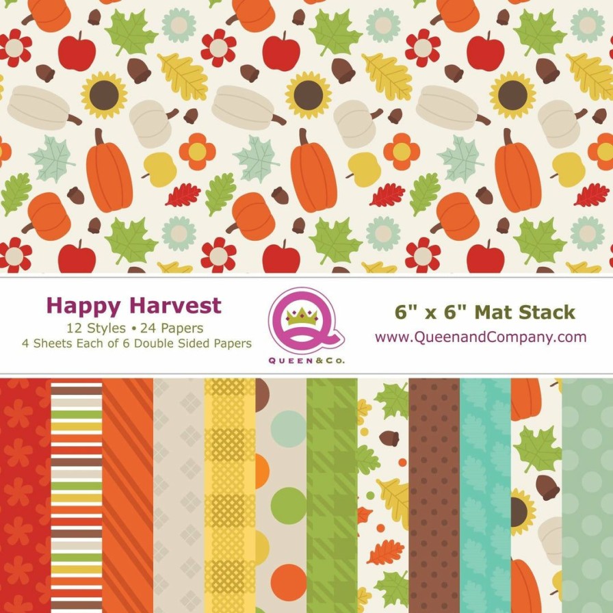 Embellishments Queen & Co | Queen & Co Happy Harvest Paper Pad