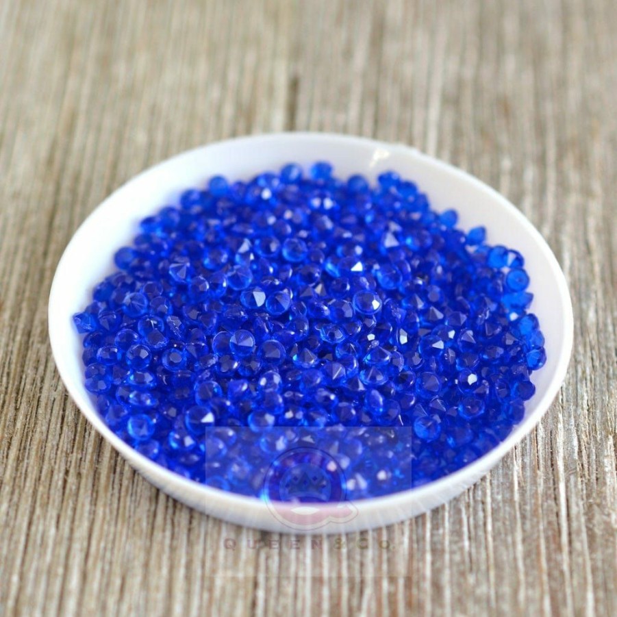 Embellishments Queen & Co | Queen & Co Toppings Diamonds Royal Blue