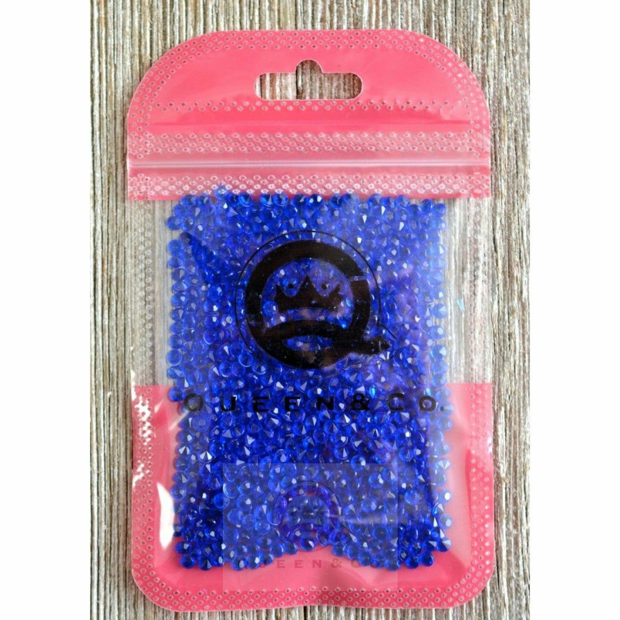 Embellishments Queen & Co | Queen & Co Toppings Diamonds Royal Blue