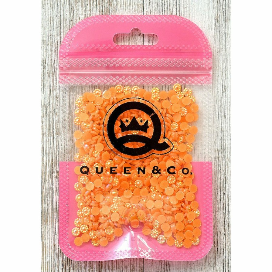 Embellishments Queen & Co | Queen & Co Posies Orange