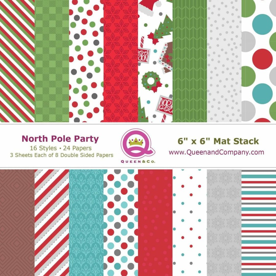 Embellishments Queen & Co | Queen & Co Paper Pads North Pole Paper Pad