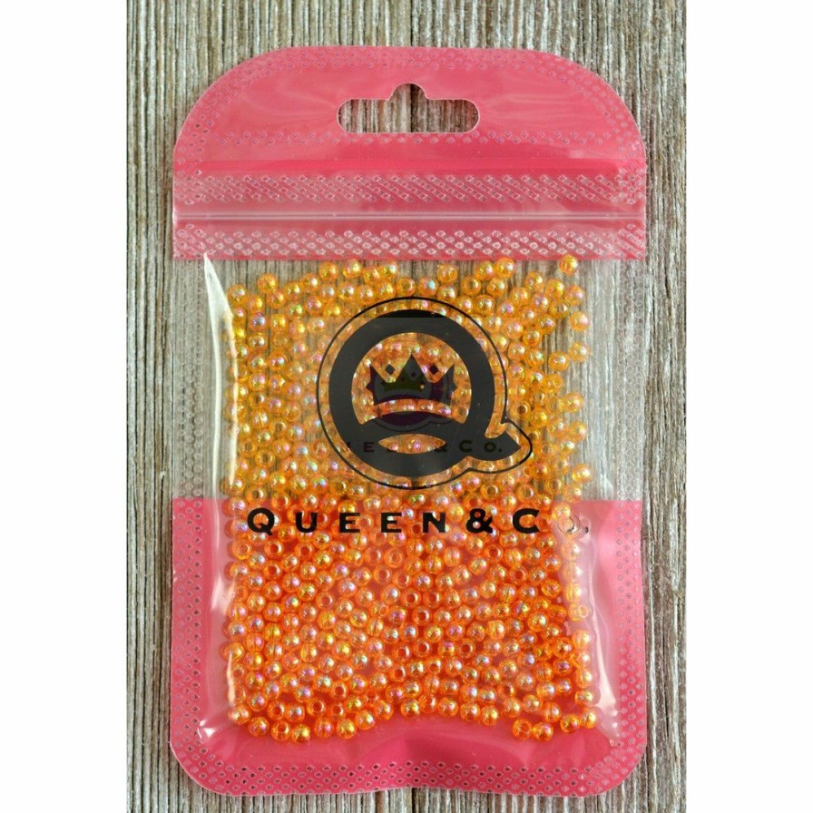 Embellishments Queen & Co | Queen & Co Beadiful Orange