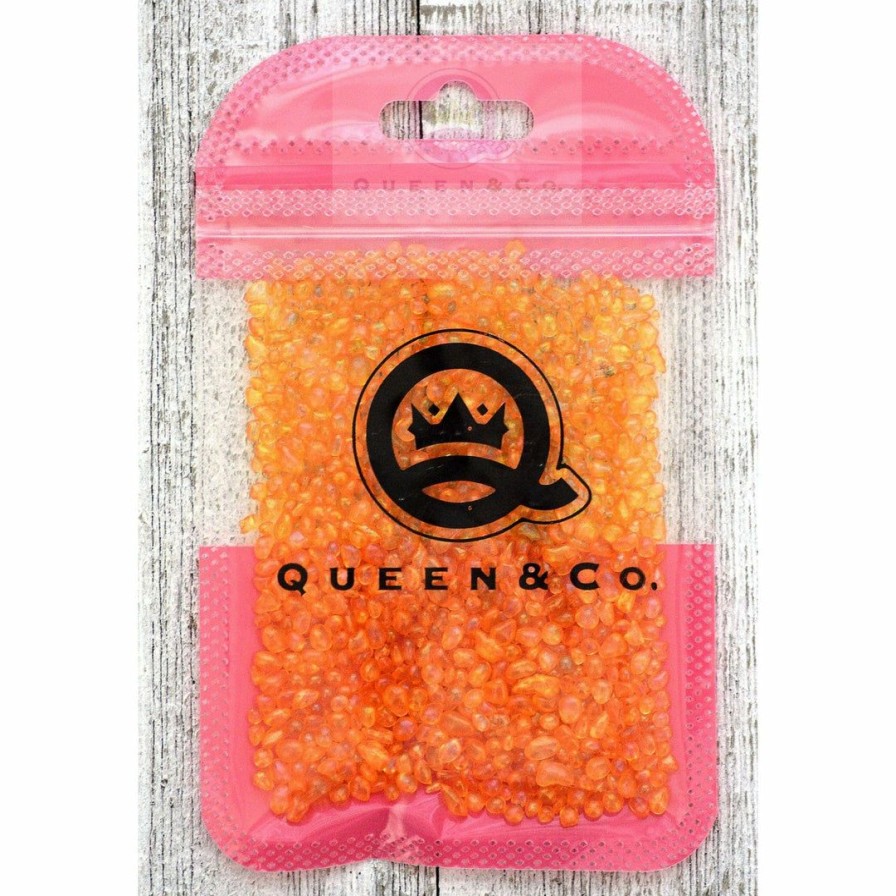 Embellishments Queen & Co | Queen & Co Sea Glass Orange