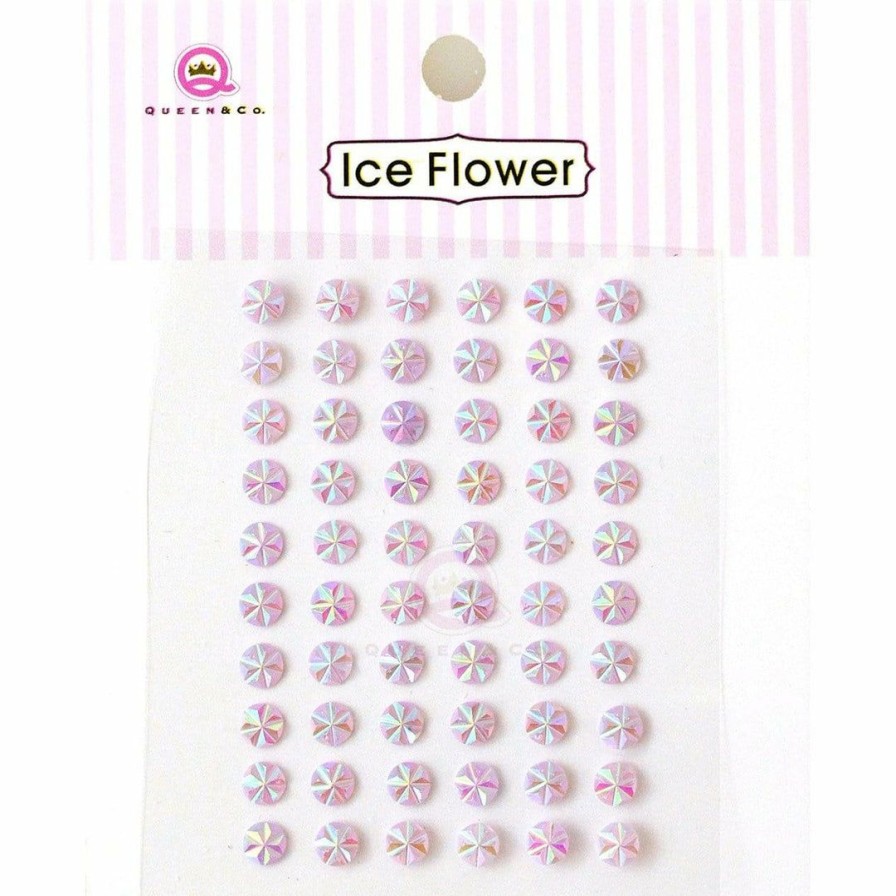 Embellishments Queen & Co | Queen & Co Ice Flower Purple Bling