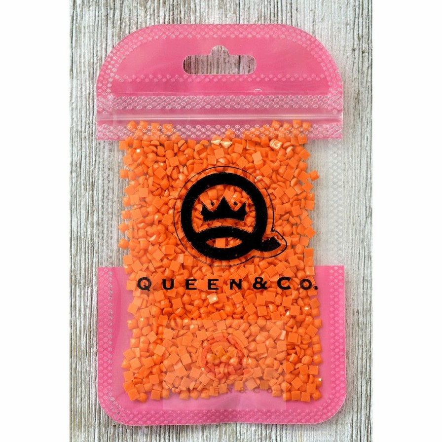 Embellishments Queen & Co | Queen & Co Princess Square Orange