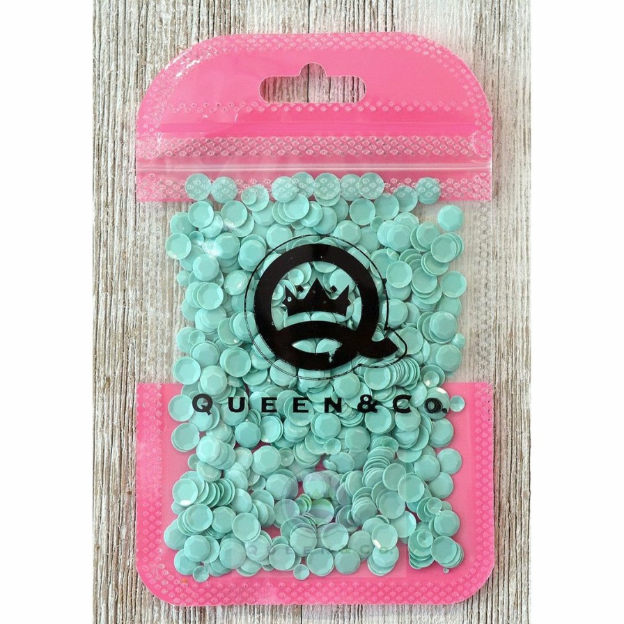 Embellishments Queen & Co | Queen & Co Toppings Sequins Blue