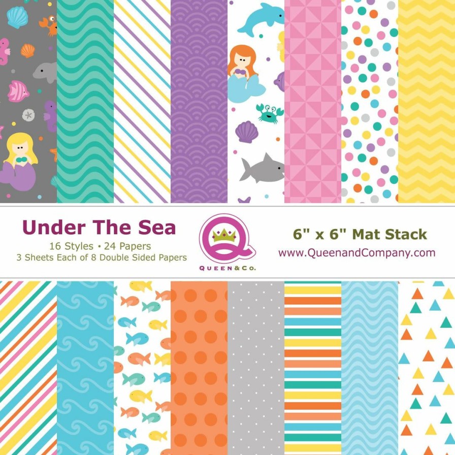 Embellishments Queen & Co | Queen & Co Under The Sea Paper Pad