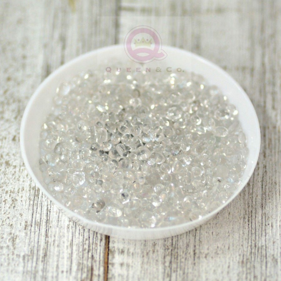 Embellishments Queen & Co | Queen & Co Sea Glass Clear