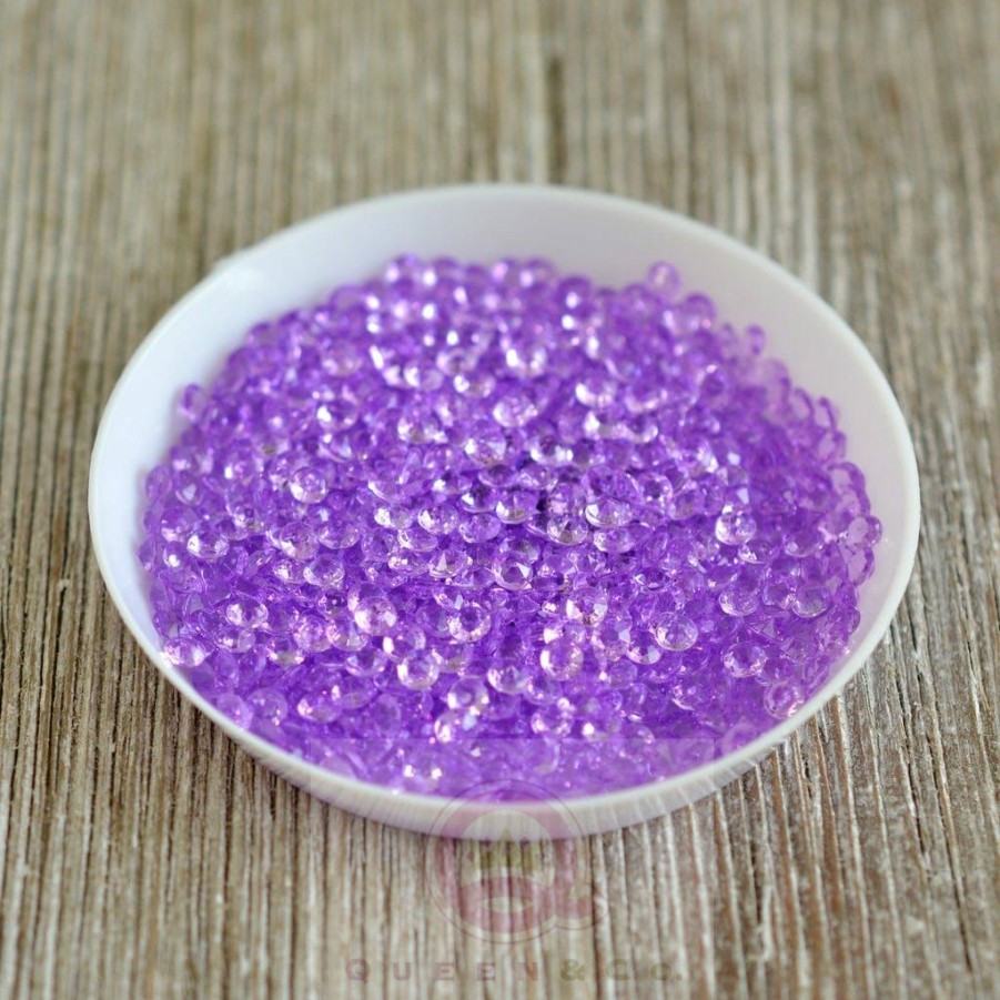 Embellishments Queen & Co | Queen & Co Toppings Diamonds Lavender